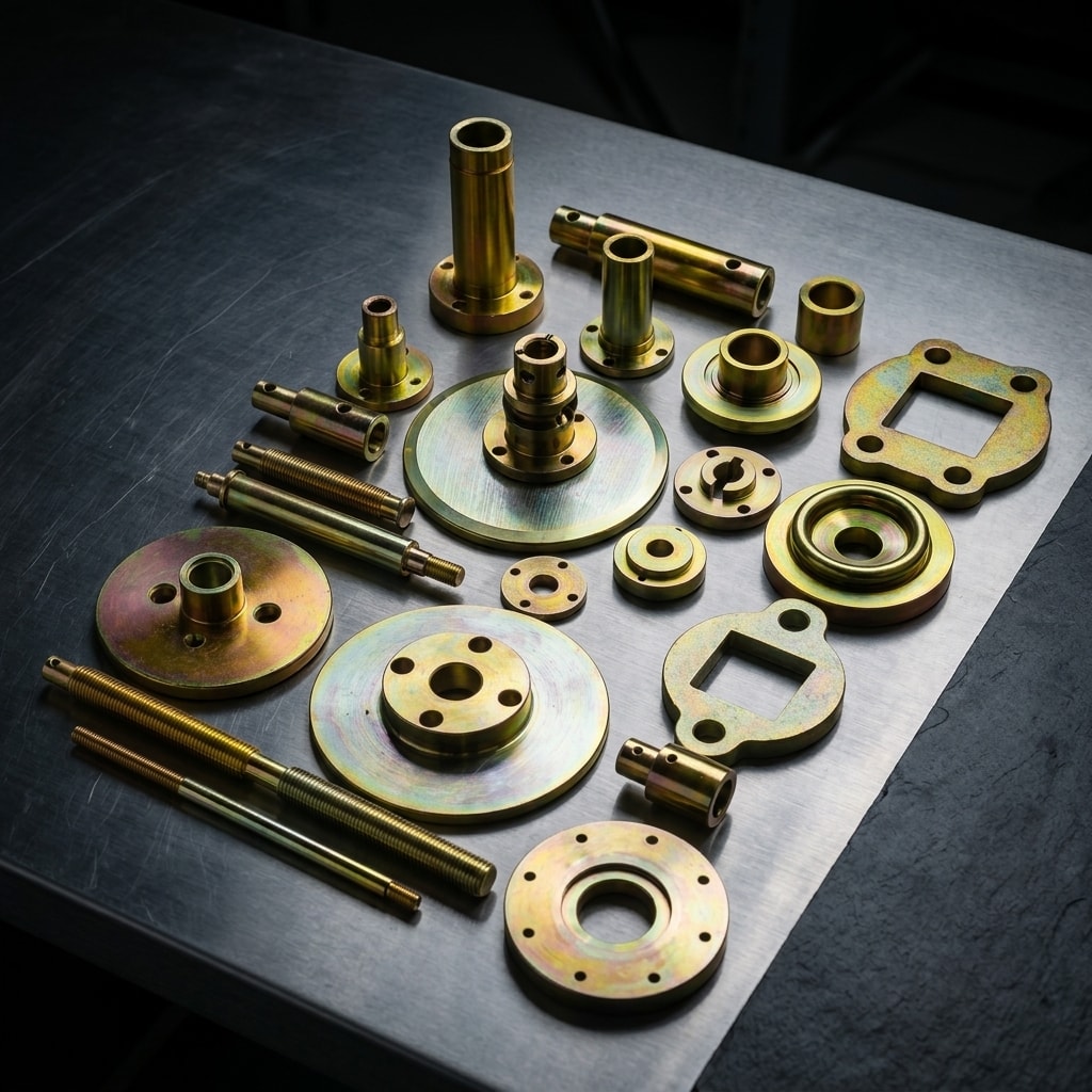 Precision machined valve components